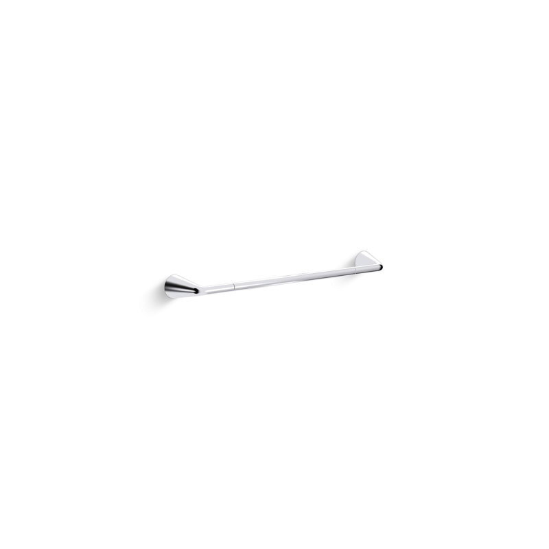 Taper™ by Bjarke Ingels 18" Towel Bar, Polished Chrome