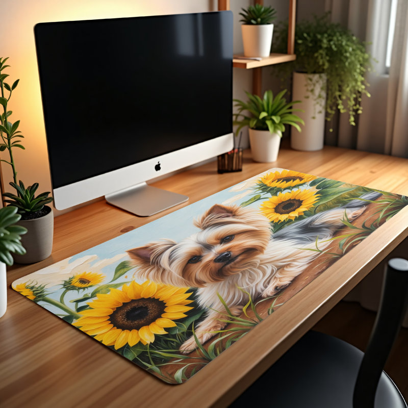 Polyester Desk Pad, 31.5x15.5