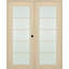 Portes doubles en bois manufacturé et en verre Avon 5 Lite-100096508-136355893-136355918