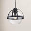 Luminaire suspendu simple en verre Margos-1633139648