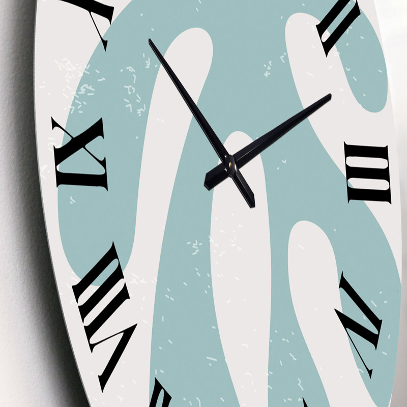 Minimal élémentaire organique et géométrique compostions XX XXXIV - horloge murale moderne, Petit