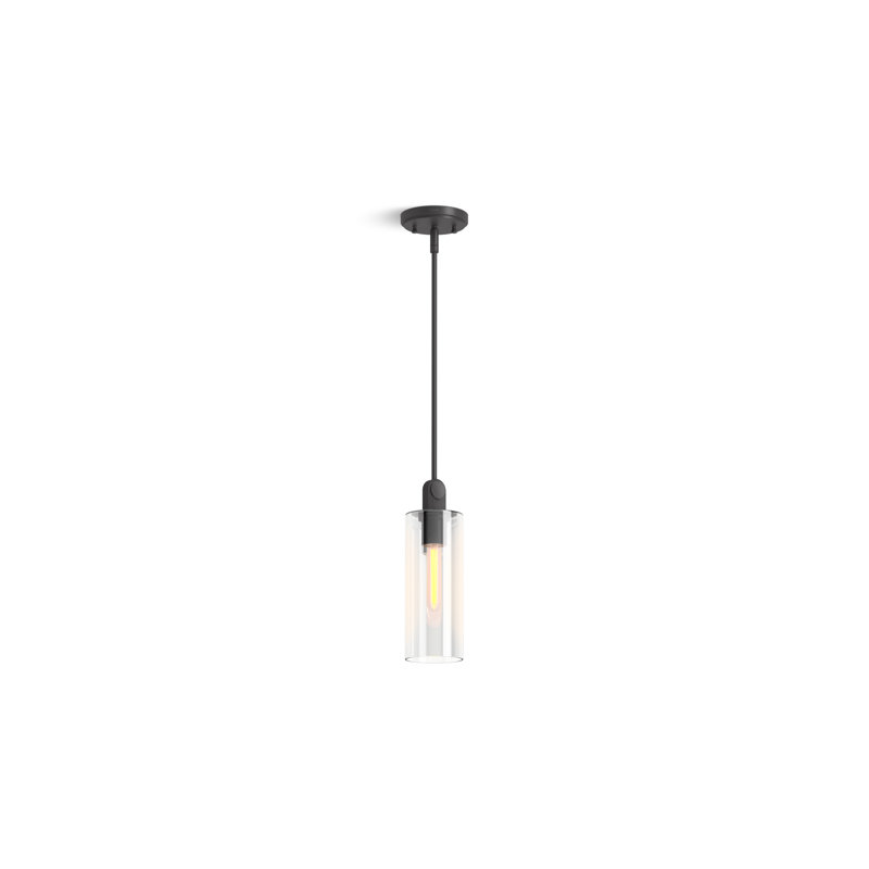 Crue 4 In. Pendant, Matte Black