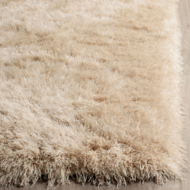 Midville Solid Colour Hand Woven Area Rug, Rectangle 61 x 91 cm