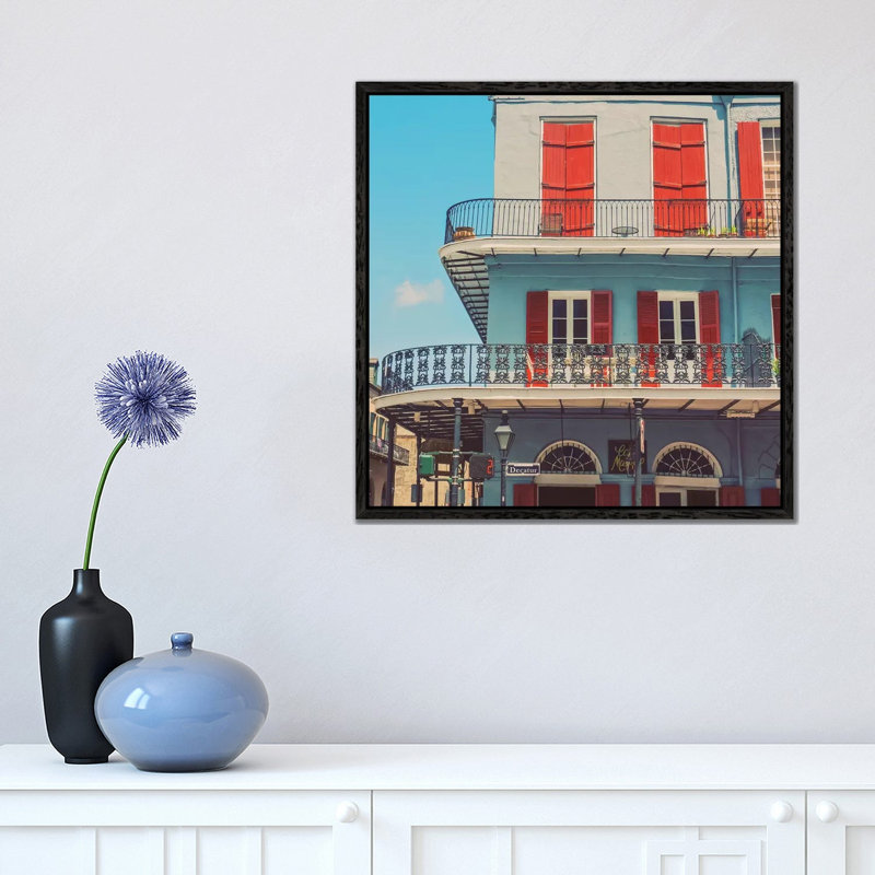 Two by Myan Soffia - Print on Canvas, Black Framed, 45.72cm H x 45.72cm W x 3.81cm D