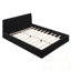 Grand lit plateforme tapissier-383037288