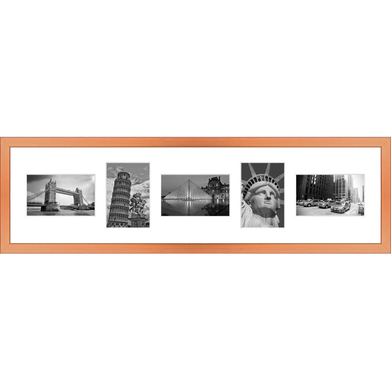 Abegail Wood Picture Frame with Mat, Copper