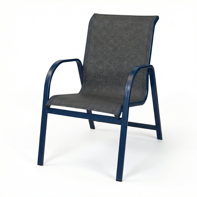 Windward Outdoor Ocean Breeze Arm Chair, Ninja Sling/Midnight