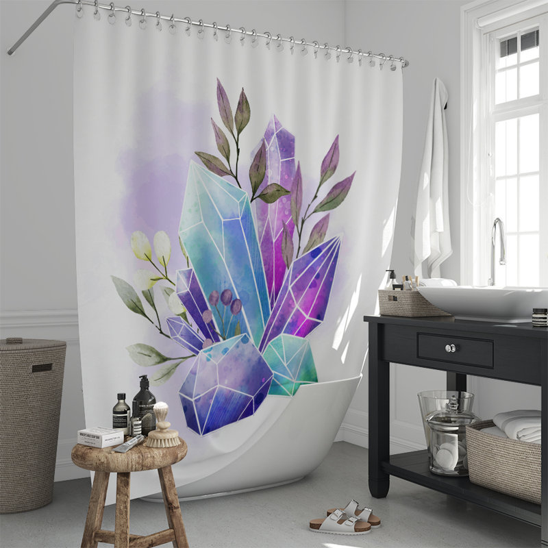Rideau de douche simple, H 93 po x l 70 po