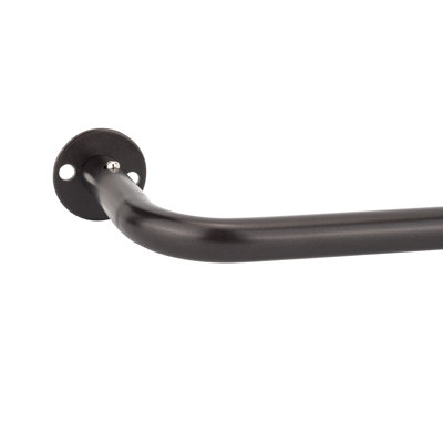 Aalina Steel Adjustable Single Curtain Rod