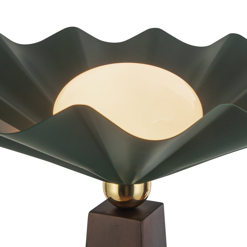 Furrow 65-in Red Floor Lamp, Green