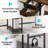 Jenacia Metal Base Computer Desk-503899559