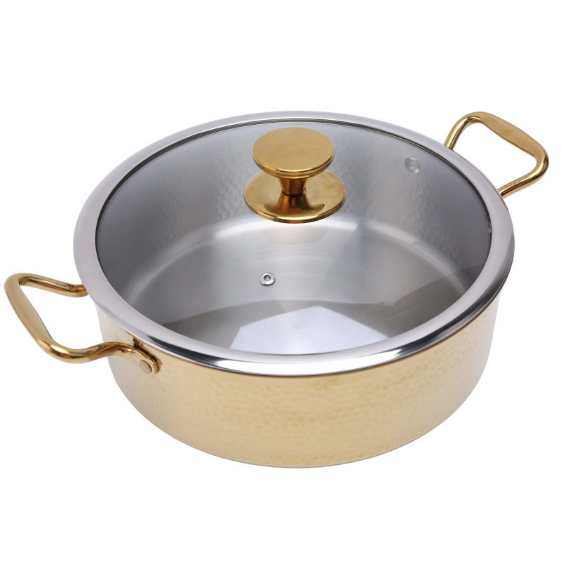 30cm Hammered Stock Pot 