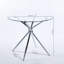 Table de salle à manger moderne en verre trempé avec pieds en métal-2147099362