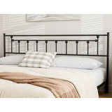 Metal Headboard - Adjustable Height - Only For Bedroom, Rustic Farmhouse Style, Attach Frame