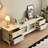 Beige Manufactured Wood TVStands-2124980616