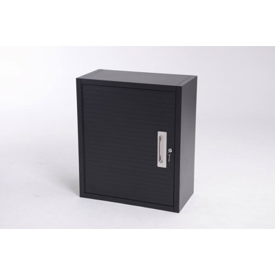 Steel and Powder Coated Steel Single Storage Cabinet ( 28 " H x 24 " W x 12 " D)