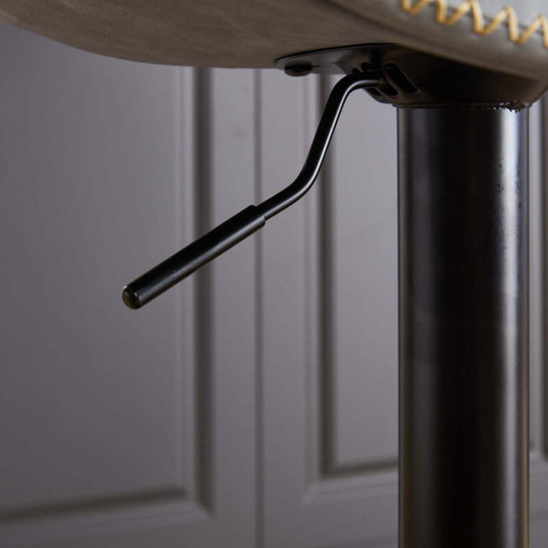 Tabourets de bar pivotants réglables, tabouret de bar à hauteur de comptoir en similicuir de style Mid-Century, 1 tabouret de cuisine avec style minimaliste, 1 chaise