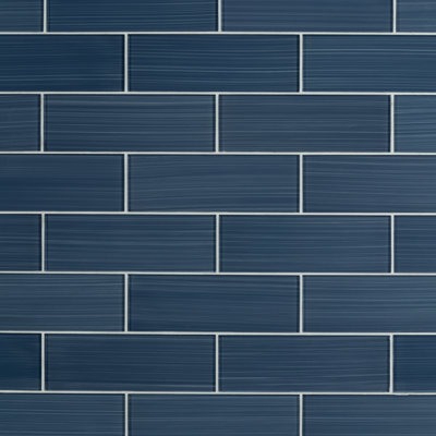 Premium Hand Painted 3" x 9" Straight Edge Glass Subway Tile