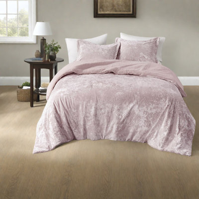 Luxurious Sherpa Velvet Bedding Set, Soft Polyester King/cal King
