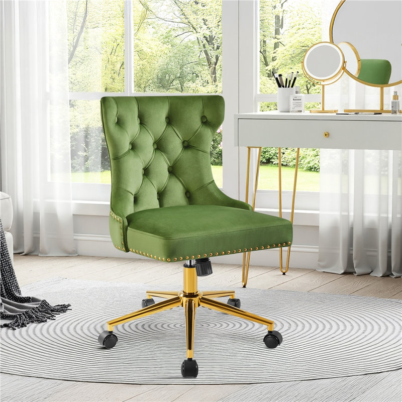 Ukiah Office Swivel Chair, Green
