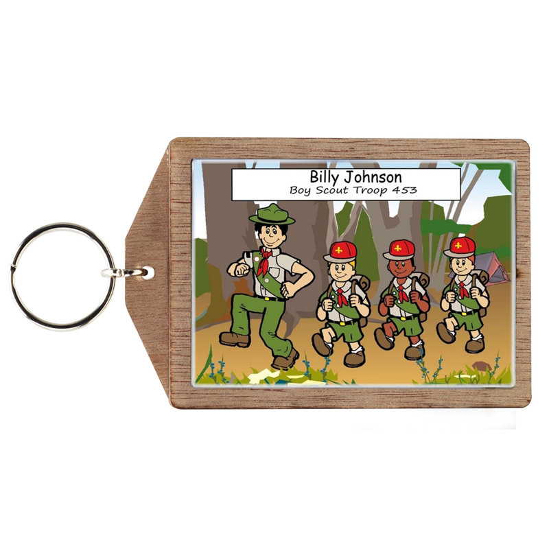 Porte-clés personnalisé Boy Scout