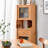 Burlywood Solid Wood Corner cabinet