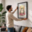 Dreaming Frog Boho - Framed Print-291363410-291363422