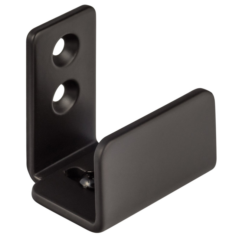 Flat Black 12" Modern Ladder Barn Door Handle