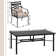 Aletse 6 - Person Metal Patio Dining Set with Square Table