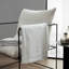 Vera Wang All Over Rib Cotton White Blanket-88159236-88159235