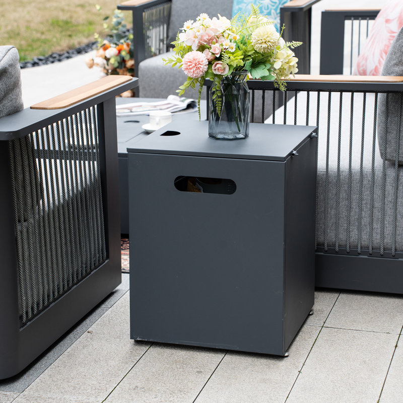 11.81'' H X 42.12'' W Propane Fire Pit Table