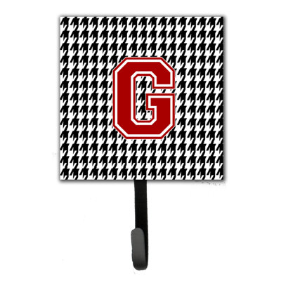 Porte-laisse houndstooth et crochet mural