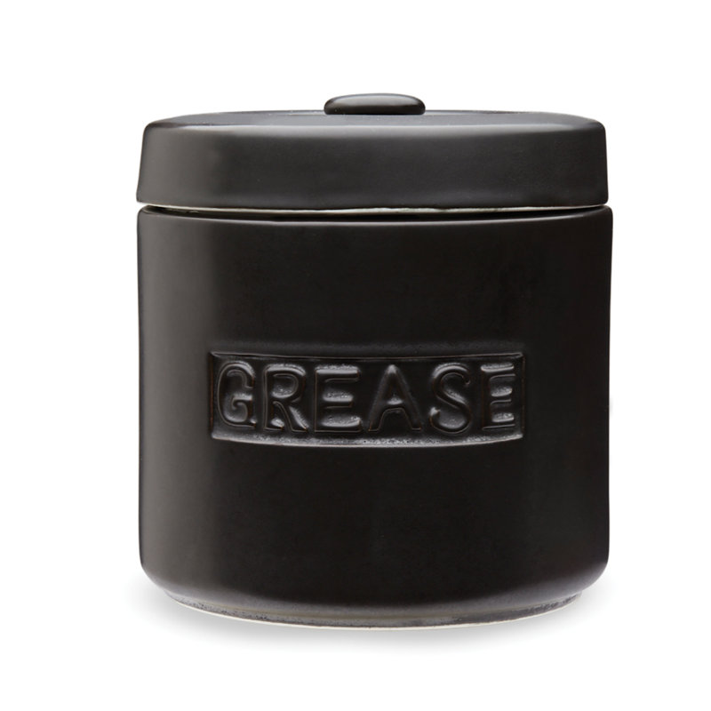 Pot de cuisine à graisse, Noir