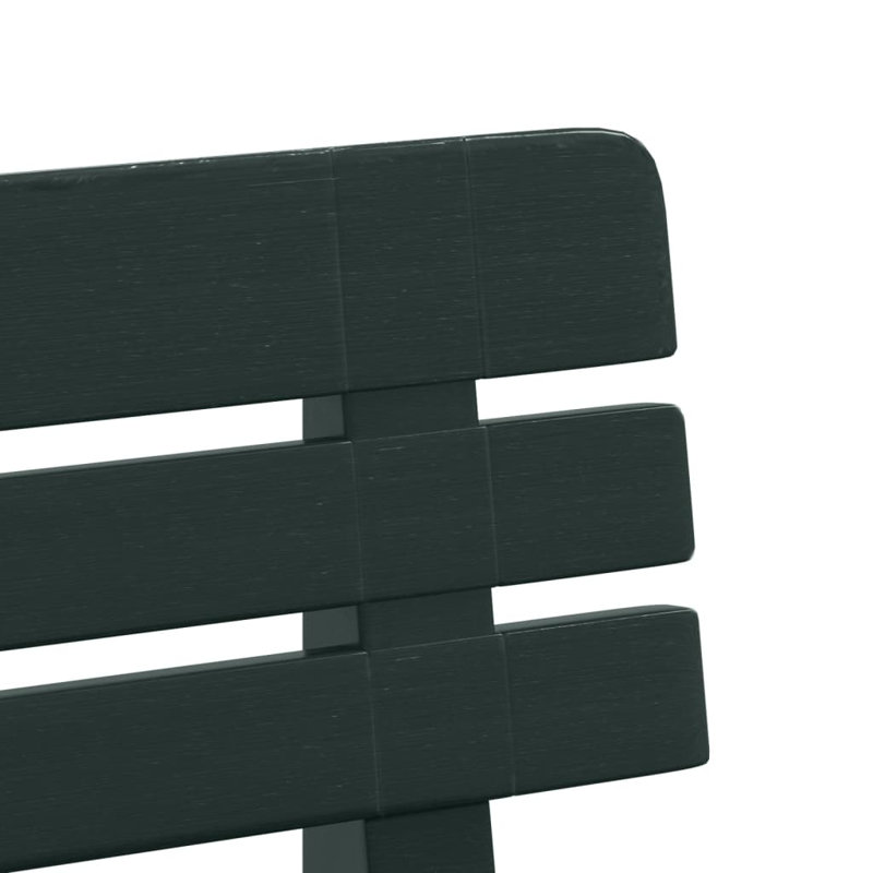 Vidaxl garden bench in polypropylene, Green