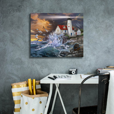 Stormy Coast' by Bigelow Illustrations Canvas Wall Art