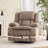 41.3" Wide Swivel Rocker Recliner Chair With Massage & Dual Cup Holder & Side Pocket-1023310350