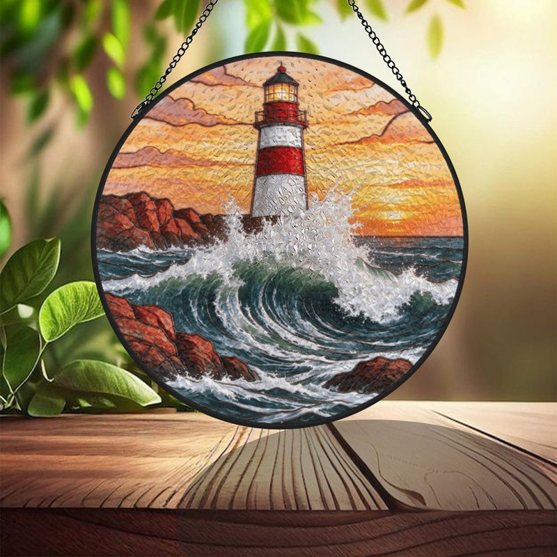 Patriotic Window Panel, 6.3x6.3in(16x16cm)