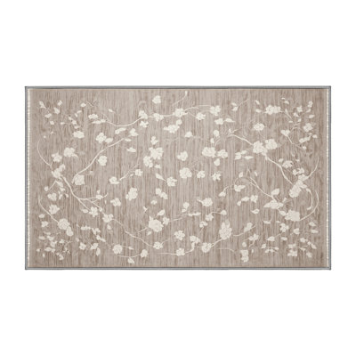 Machine Washable Gray Area Rug