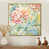 Toile avec cadre flottant or