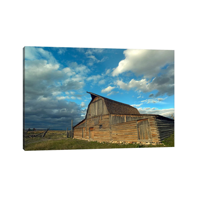 Mormon Row Barn, Grand Teton National Park, Wyoming II by Tim Fitzharris - Wrapped Canvas Gallery-Wrapped Canvas Giclée