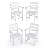 4-Person Hdpe Outdoor Dining Set-474461011
