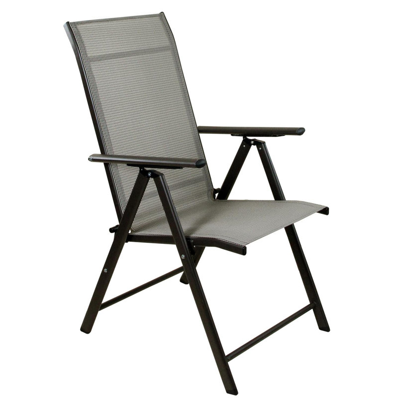 Fauteuil de patio inclinable pliable 40 po