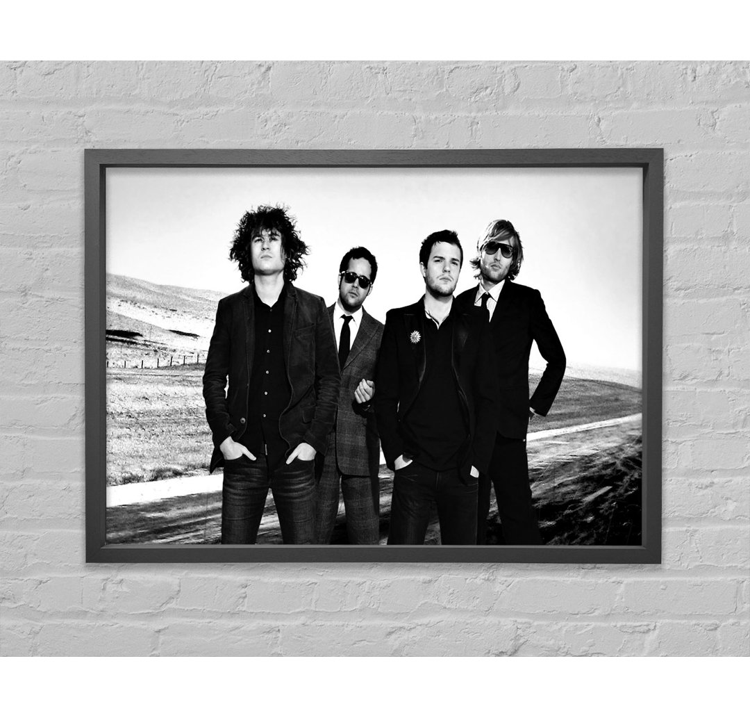 The Killers - Einzelner Bilderrahmen Kunstdrucke auf Leinwand