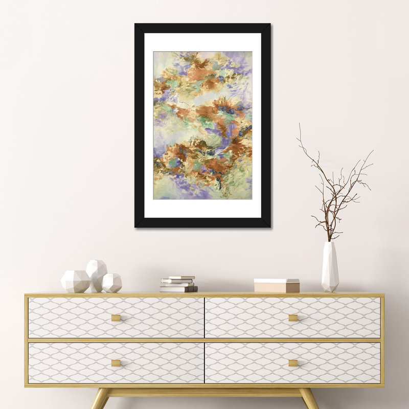 «When We Were Mermaids X», reproduction d'art sur toile tendue, H 24 po x l 16 po x P 1 po, Papier d'art encadré noir, Blanc