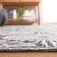 Tapis noir / ivoire à motif géométrique tissé à plat à la main Oak Hill-20657743