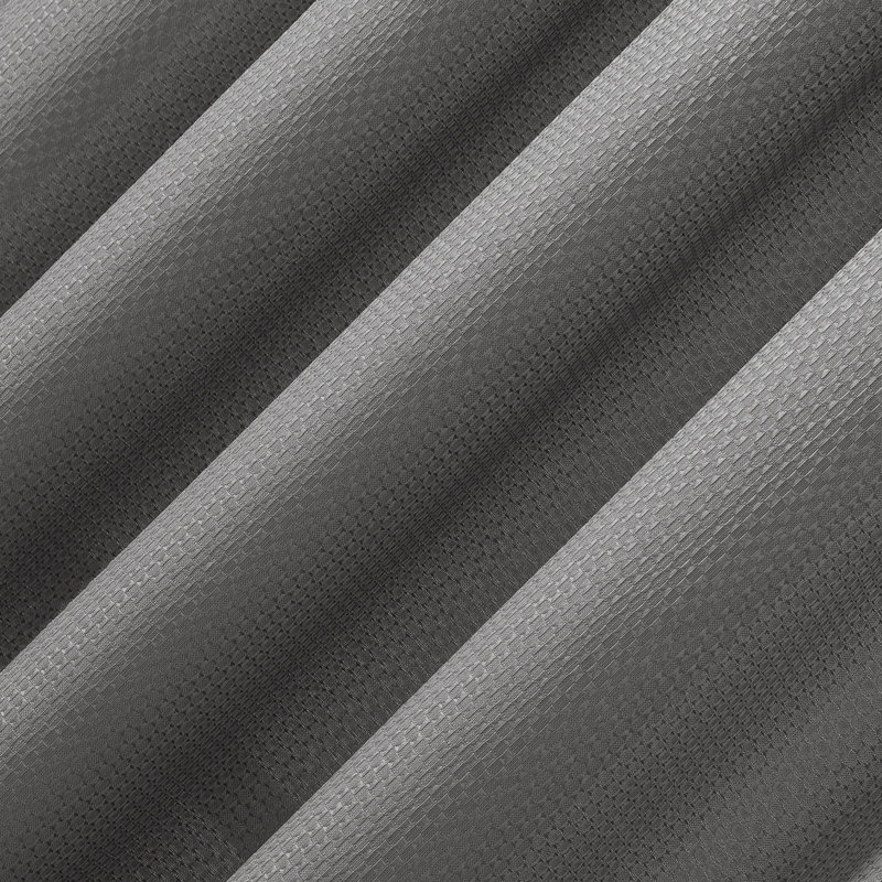 Panneau de rideau semi-diaphane avec passe-tringle Clean, Gris, l 50 po x L 96 po
