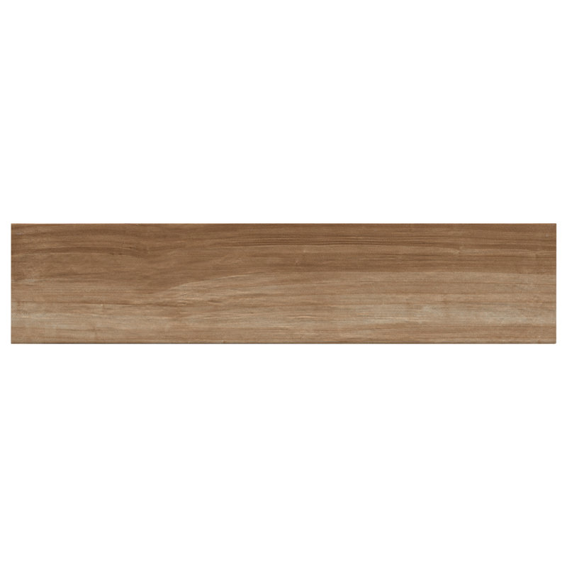 MSI Havenwood 8 in. x 36 in. Matte Porcelain Wood Look Floor and Wall Tile, Saddle
