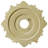 Endurathane Rose Ceiling Medallion, 18"OD x 3 1/2"ID x 1 1/2"P (Fits Canopies up to 7 1/4"), Hand-Painted Ultra Pure White Finish-28576995