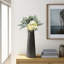 Vase en céramique avec motif texturé deux tons-1312443585