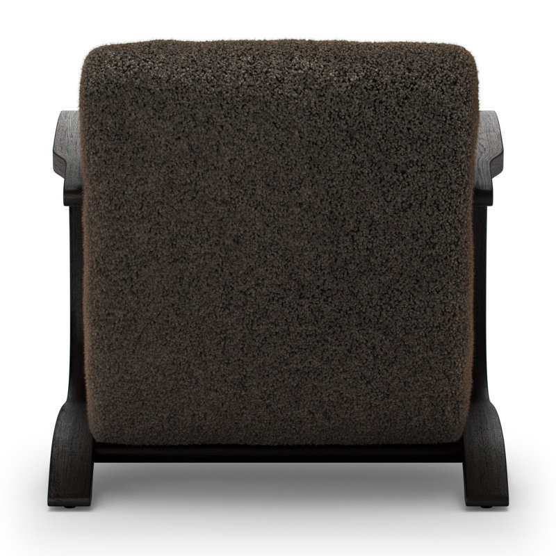BURKE Armchair, Cocoa Shearling